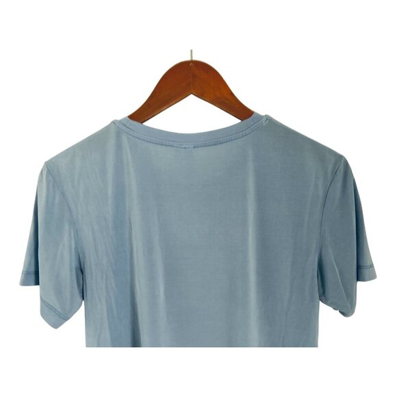 & other stories Womens XS Light Blue Crewneck Short Sleeve T-Shirt - Picture 2 of 8